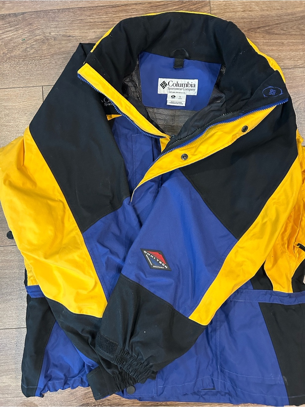 Vintage Columbia Sidecut OmniTech Tri-Climate Coat Size XL